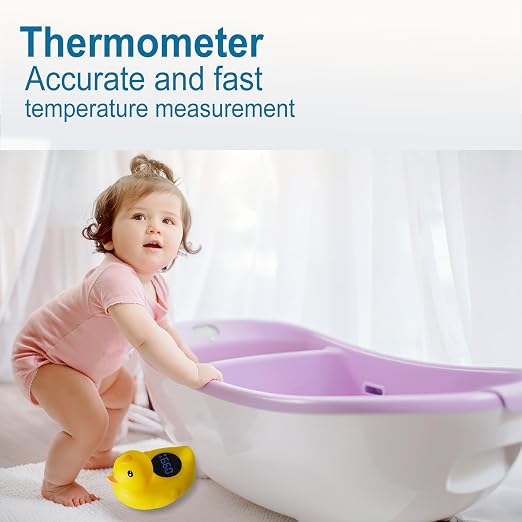 Baby Bath Thermometer - Accurate Water Temperature Monitor, Fun Floating Toys Design,Bathtub Thermometer Suitable for Infants and Young Children,Safe Bath