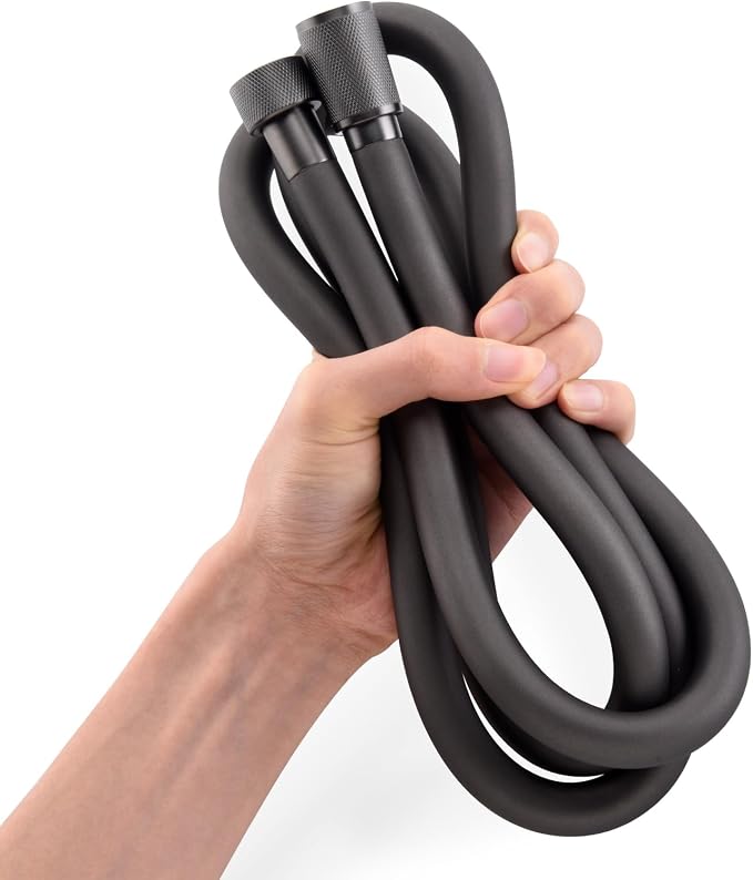 59 Inches Silicone Shower Hose Extra Long Grey | Explosion Proof Anti Winding Shower Hose,Used In Showerheads Spray Bidet Cleaning Flexible RV Shower Hoses Replacement