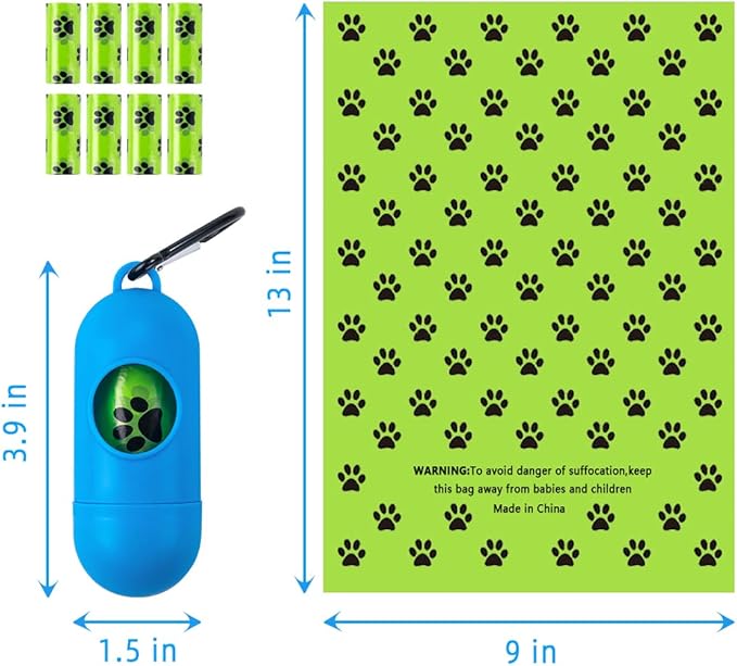 Pak Pooch Pack - Retractable Leash, Water Bottle, Paw Cleaner, Poop Bags - Small Dog Leash, Portable Dog Water Bottle