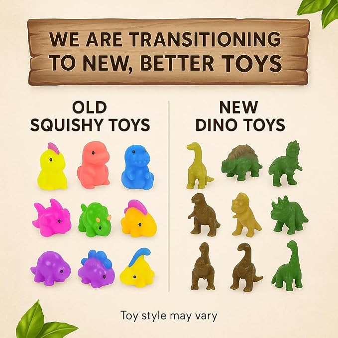 Dinosaur Bath Bombs for Kids with Surprise Dinosaur Toys Inside - Dino Bubble Bomb for Boys and Girls - Fruity Scent, USA Made, Won't Stain Tub - Stocking Stuffers and Children's Gift by Two Sisters