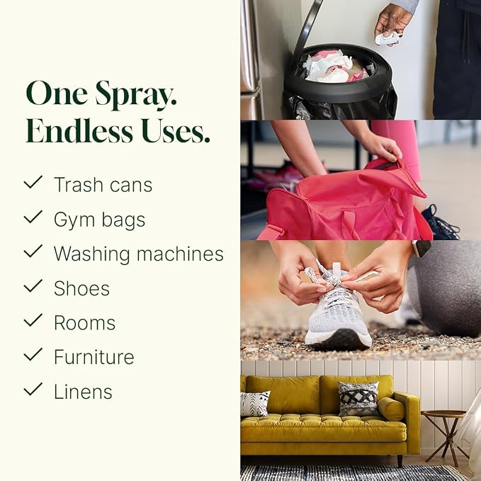 Plant Therapy Home Deodorizing Room Spray 4 oz Quick, On-The-Go Freshness, Safe & Gentle for Everyday Use, Free from Harsh Chemicals & Synthetic Fragrances