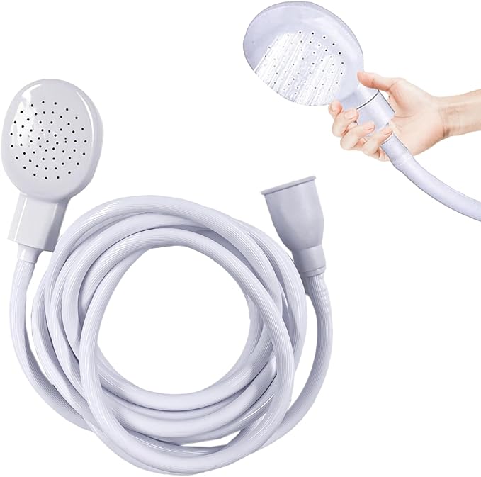 13.12ft/4m Sink Spray Hose, Portable Shampoo Sprayer, Handheld Sink Spray Shower Head Spray Hose for Bathing Baby, Pets, Washing Hair, Rinsing Vegetables, Utility Sink