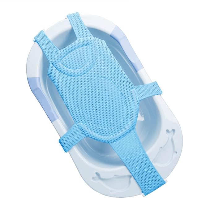 Baby Bath Seat Mesh Pad| Soft Infant Bathing Pillow Bath Cushion Sling Adjustable Bath Support Net Cushion Mat for Newborn Toddler(Tub NOT Included)