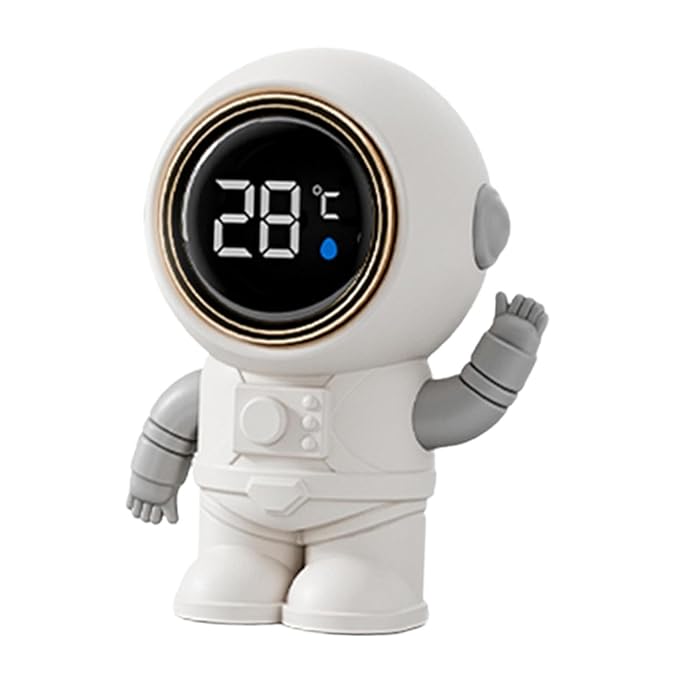 Baby Bath Thermometer Electronic Household Cartoon 0-99° Temperature Meter Bath Toy for Home Bathtub Infant Children, Astronaut