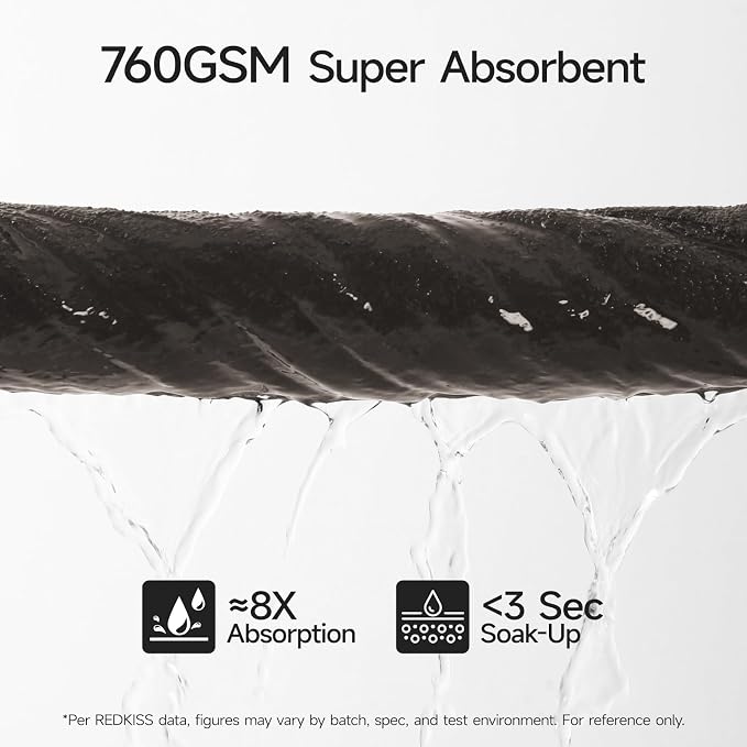 REDKISS 2 Pack 70"x35" Extra Large Bath Sheets for Bathroom - 100% Cotton Soft and Quick Dry Brown Bath Towels for Adults, Full Body Coverage Shower Towel, Perfect for Pool, Yoga & Travel,