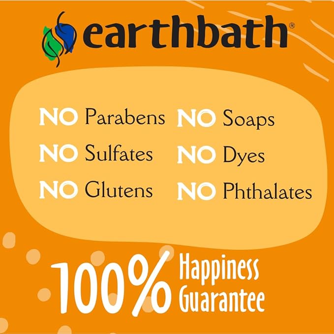earthbath, Lavender Dog Shampoo - Coat Brightening Shampoo for Dogs, Deodorizing Dog Wash, Made in USA, Shampoo for Smelly Dogs, Cruelty Free Pet Shampoos - 128 Oz (1 Pack)