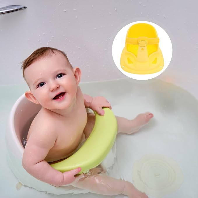 BESPORTBLE Bath Chair Bathtub Seat Non-Slip Shower Seat with Ergonomic Design and Stable Base for Safe Sitting Support During Bath