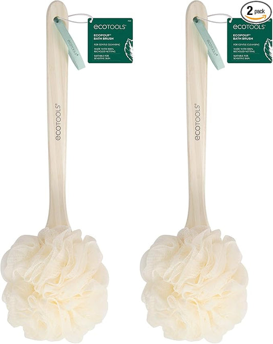 EcoTools EcoPouf Bath Brush, 1 Count