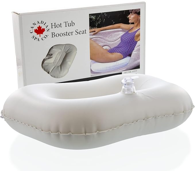 CANADIAN SPA CO. Water Filled Pool Seat Cushion, Inflatable Booster Seat, Comfortable Support, Hot Tub Accessories
