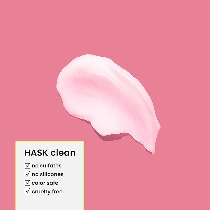 HASK Smooth + Keratin Shampoo + Conditioner Set | with Jojoba Oil for Frizzy, Unruly Hair | 16oz each, 2 Pack