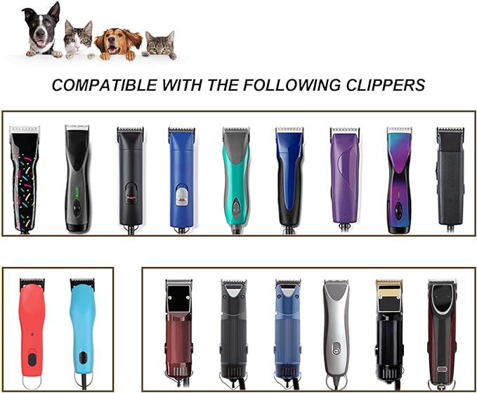 30W Dog Grooming Wide Blades,Compatible with Andis,Oster A5,Wahl KM10 | Cut Length 1/50”(0.5mm)