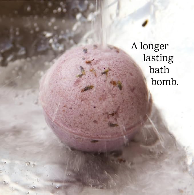 PACHA SOAP Co. Froth Bath Bomb, 3-Pack - Scents of French Lavender, Nourishing, Moisturizing, Naturally Derived & Handcrafted in The USA