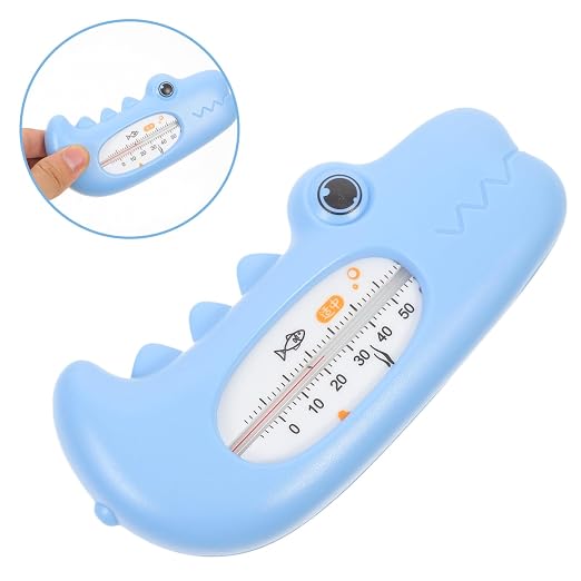 Vaguelly Bath Thermometer Accurate Water Measurement for Baths Portable and LCD Display for Newborns and Toddlers Design