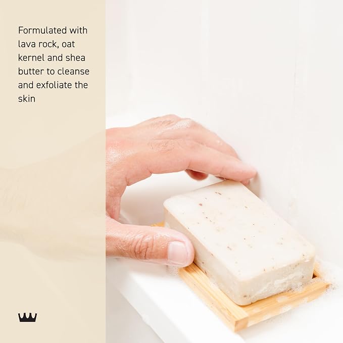 Cremo Exfoliating Body Bar for Men, Italian Bergamot Scent, Multi-Layered Fragrance That Buffs, Cleanses and Hydrates Skin, 5oz (Pack of 12)