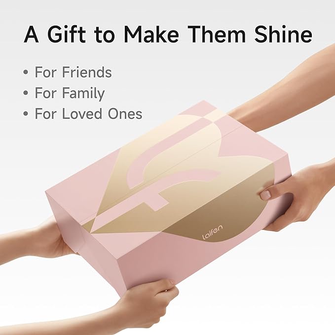 Laifen Premium High-Speed Hair Dryer Love-Bound Box, Professional Ionic Portable Blow Dryer with 110,000 RPM, Low Noise, 360° Magnetic Styling Attachment, Wall Mount, Travel Bag, Gift Box, HD502