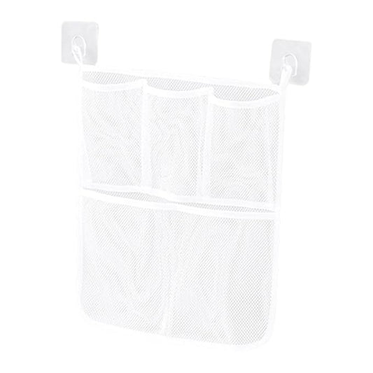 Qianly Bath Toy Organizer Mesh Bath Toy Storage Bathtub Toy Organizer Toy Holder Quick Polyester Construction Suitable for Child Bathtime