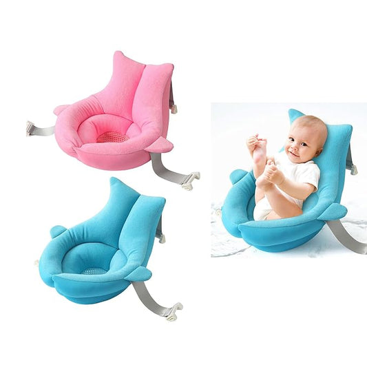 Bathtub Mat for Baby Infant Bathtub Seat Cushion Bath Pad Quick Drying Float Cushion