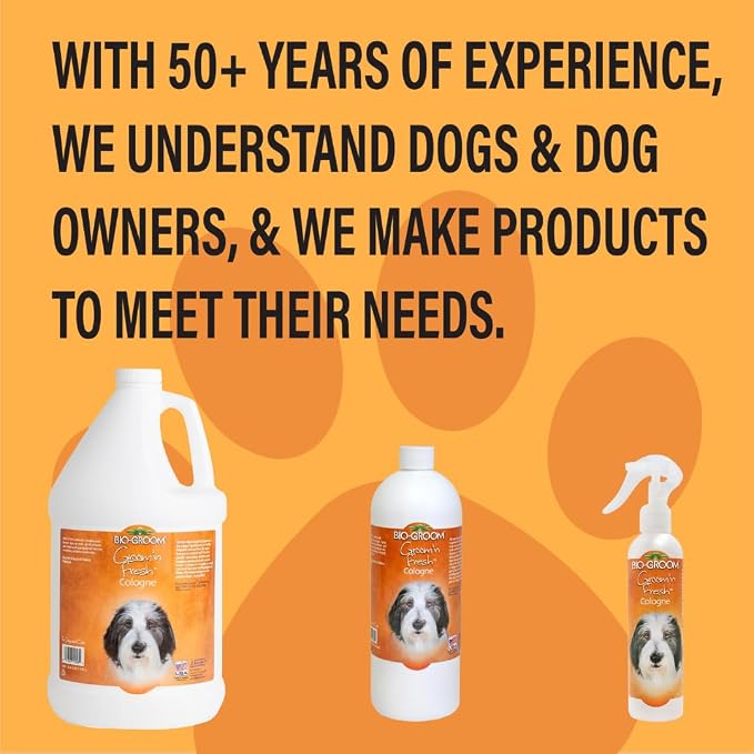 Bio-groom Groom'n Fresh Dog Cologne - Deodorizing Spray, Dog Bathing Supplies, Puppy Perfume, Cat Grooming Supplies, Cruelty-Free, Made in USA - 8 fl oz 1-Pack