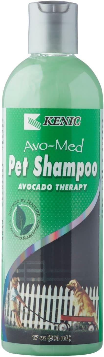 Kenic AVO-Med Conditioning Pet Shampoo – Ultra-Nourishing Avocado Blend for Dogs & Cats, Restorative Clean, Soap & Paraben-Free, Made in USA