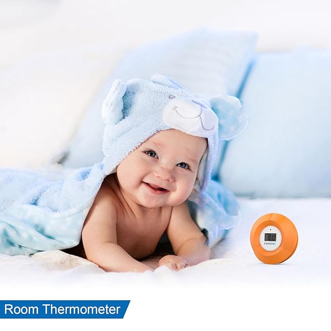 Famidoc Baby Bath Thermometer Floating Toy Bath Tub Thermometers, Flower
