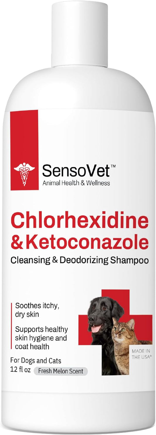Chlorhexidine Shampoo for Dogs & Cats - 12oz