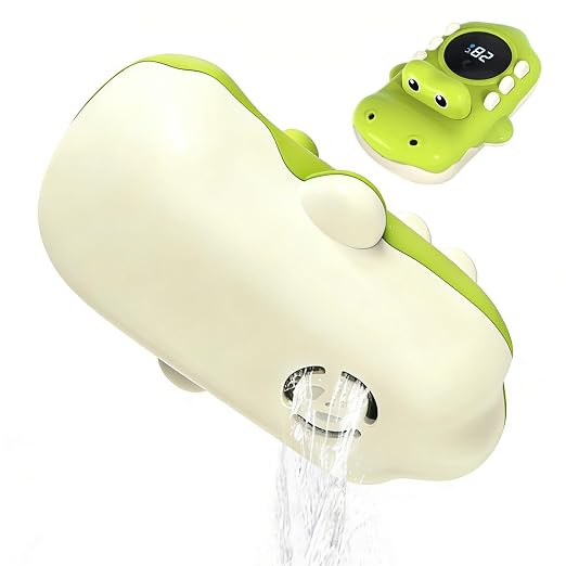 Bathtub Temperature Gauge Kids | Crocodile Water-Spraying Tub LED Display Measure Toy,Bath Temperature Gauge | for Nursery Home Pool Spa Hotel Swimming