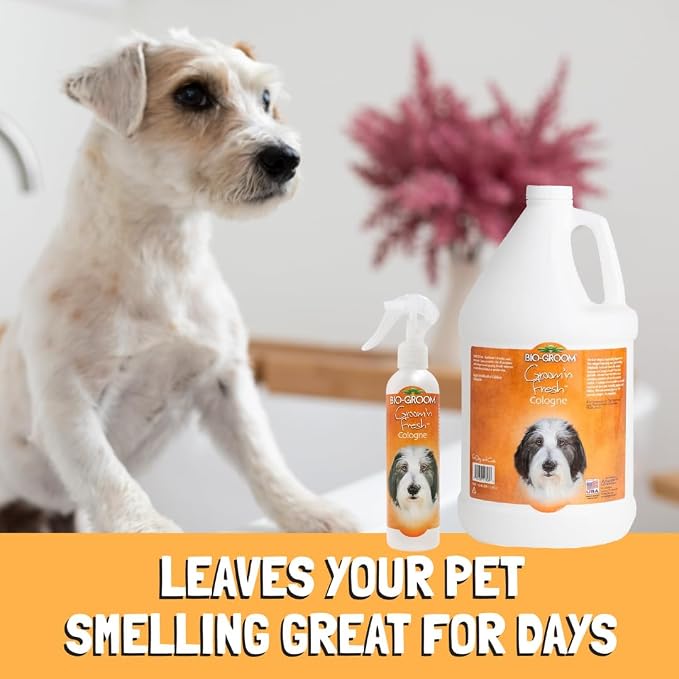 Bio-groom Groom'n Fresh Dog Cologne - Deodorizing Spray, Dog Bathing Supplies, Puppy Perfume, Cat Grooming Supplies, Cruelty-Free, Made in USA - 8 fl oz 1-Pack