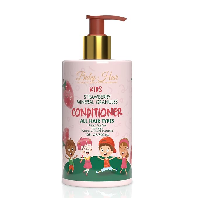 Baby Hair Kids: Vegan Strawberry & Mineral Granules Conditioner