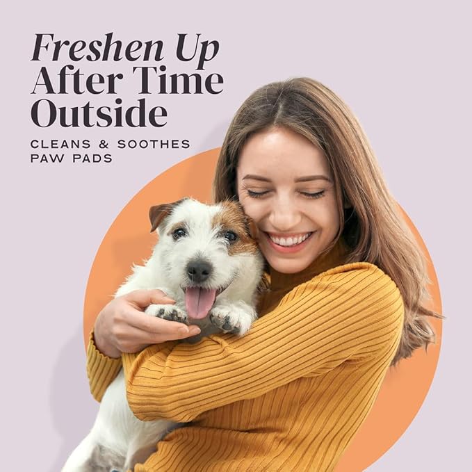 Dog Paw Cleaner - 5.1 Fl Oz of Alcohol Free Paw Cleansing Spray - Made with Aloe, Copaiba Oil, and Lemongrass Oil to Nourish and Clean Paws - Made in The USA