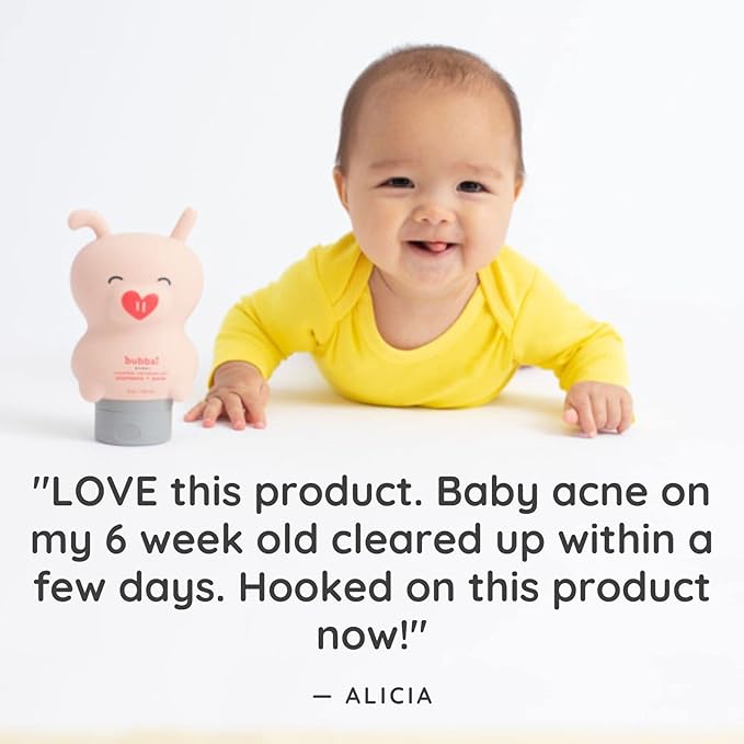 Bubbsi Creamy Coconut Oil Baby Shampoo & Wash | Light Natural Scent | Won't irritate eyes | Organic Coconut Oil + Shea | Gentle, Sulfate-free, Nourishing | Cradle Cap, Eczema (Refill Size, 32oz)