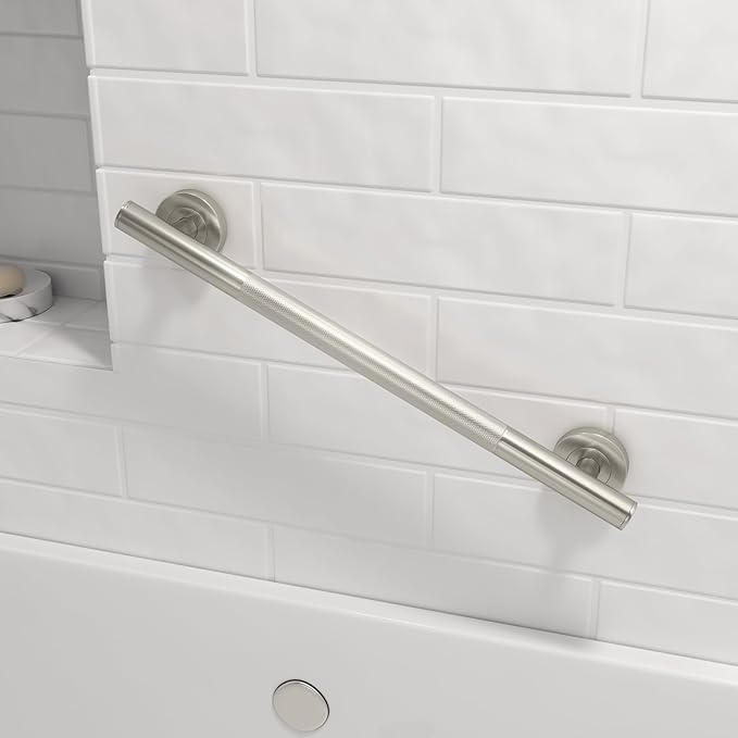 Lava Odoro Shower Grab Bars, 3 Pack Stainless Steel Bathroom Safety Grab Bar 36" 24" 18", Upgrade Anti-Slip Knurling Shower Grab for Bathtub, Shower Handles for Elderly and Handicap, ADA Compliant