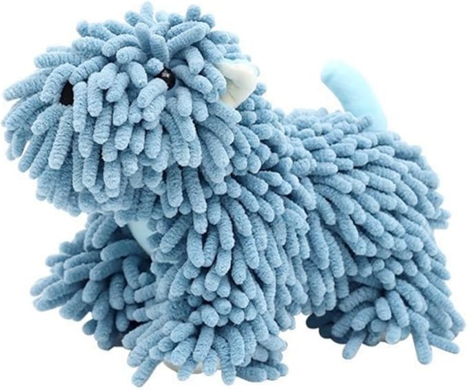 Chenille Fuzzy Towel Balls, Soft Absorbent Microfiber Hand Towels for Bathroom (B)