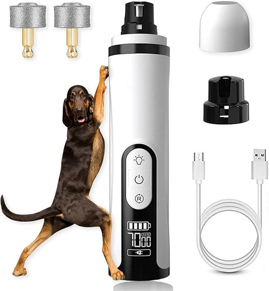 Silent Groom Pro, 2026 New Silent Pet Nail Grinder, Dog Silent Nail Grinder for Dogs Silent Dog Nail Trimmer, Rechargeable USB Charging Electric Pet Nail Grinder Nail File for Pet (#03)