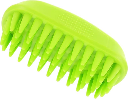UPKOCH Pet Silicone Shampoo Brush for Dogs Cats Multi-function Bath Massage Grooming Tool for Shedding Control Ergonomic Non- Handle for Small Large Pets