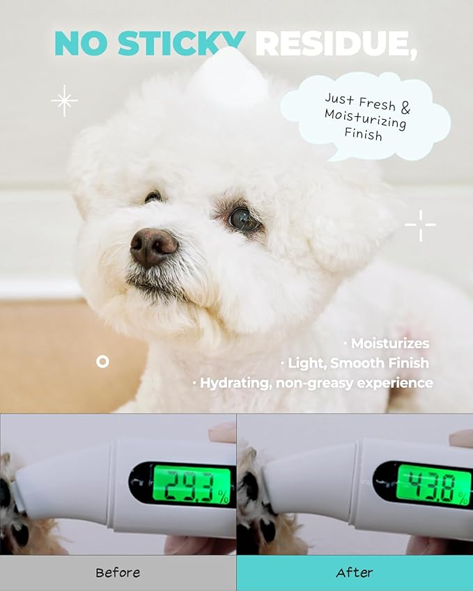 [PETHROOM] Zero Waterless Shampoo Foaming No-Rinse Dog Paw Wash | Quick-Dry & Deodorizing | Silicone Bristle Brush | Moisturizing & Hypoallergenic | Paw Cleaner for Dogs & Cats (2.87 fl oz.)
