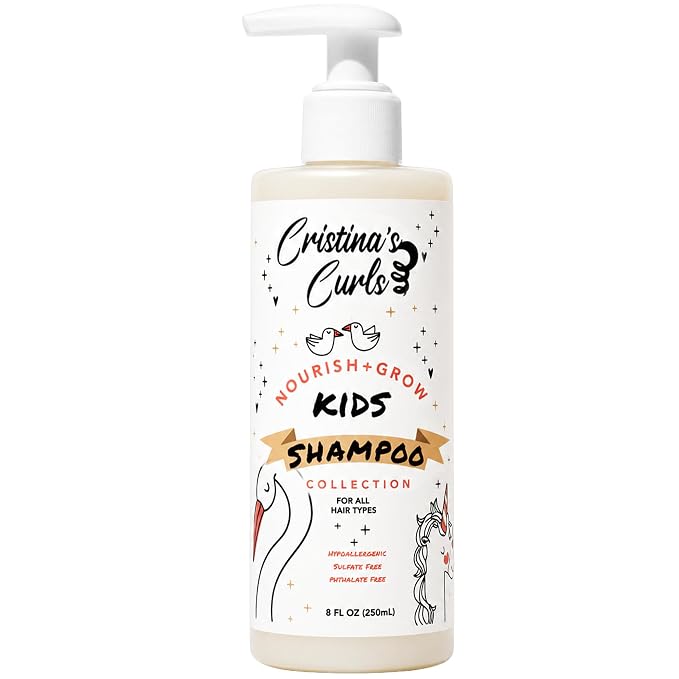 Cristina's Curls Kids Shampoo – Gentle Scalp Cleanse That Lifts Buildup Without Dryness