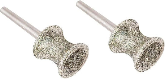 2 piece Diamond Nail Grinder Bit Compatible with Rotary Tools - Professional Pet Grooming Accessory Compatible with Dogs, Painless Claw Care Trimmer