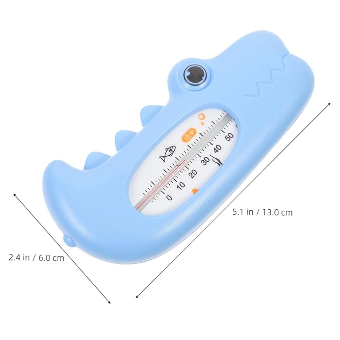 Yardwe Bath Thermometer for Tub Cute Cartoon Water Temperature Gauge for to Use Bathing Tool for Newborns and Toddlers