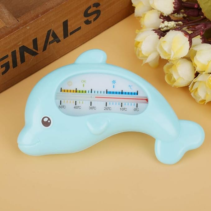 Ejoyous Baby Bath Thermometer, Digital, Blue Dolphin