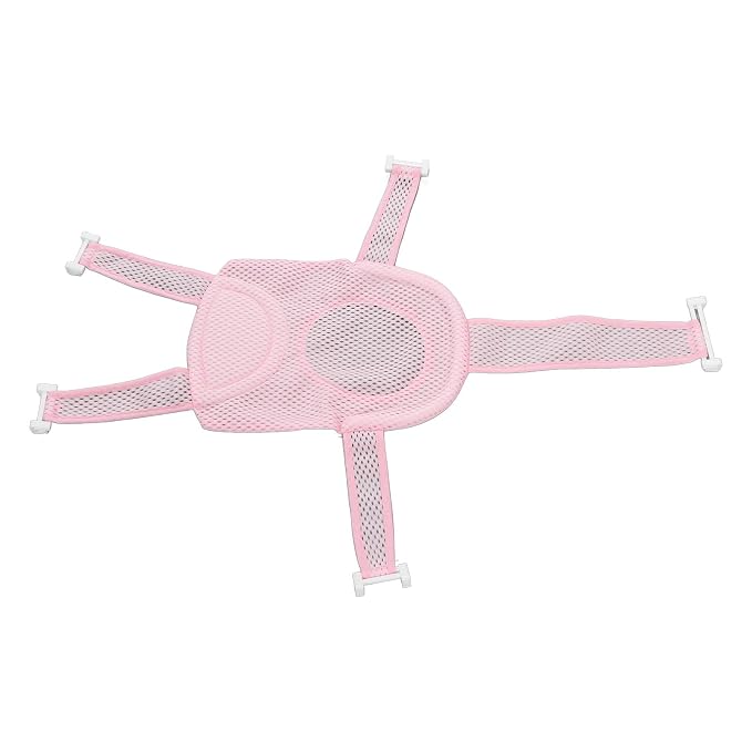 Baby Bath Seat, Adjustable Quick Drying Mesh Support Infant Bathtub Sling for Newborns Toddlers Shower Bathing