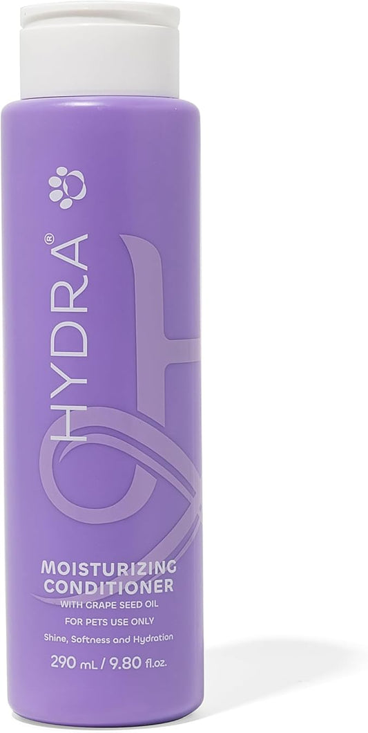 Moisturizing Dog Conditioner with Oatmeal Extract – Softness & Shine for Dogs & Cats – 9.81 oz – Hydra Pet Care