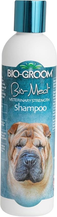 Bio-Groom Bio-Med Dog Shampoo - Dog Bathing Supplies, Puppy Shampoo for Sensitive Skin, Hot Spot Treatment, Itch Relief, Made in USA - 8 fl oz