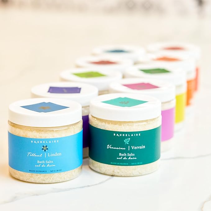 Provence Sante Relaxing Bath Salt - Luxury and Soothing Soak - Ripe Apricot Scent - Made in France - 20 Oz
