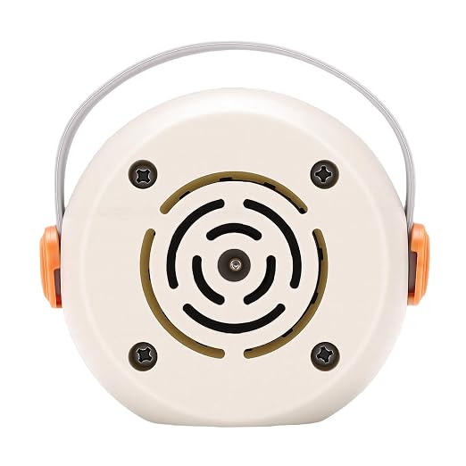 Bewinner Cute Speaker Shape Baby Bath Thermometer – IP67 LED Digital Water Temp Thermometer for Infant Toddler Bathtub & Swimming Pool, Accurate Sensor, Auto ShutOff, (Off-White)