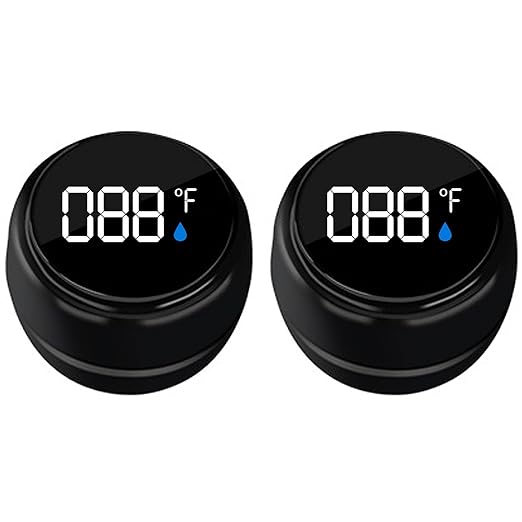 2 Pack Digital Bath Thermometer for Bathtub, Rechargeable Waterproof Floating Water Thermometer for Ice Bath, Pool