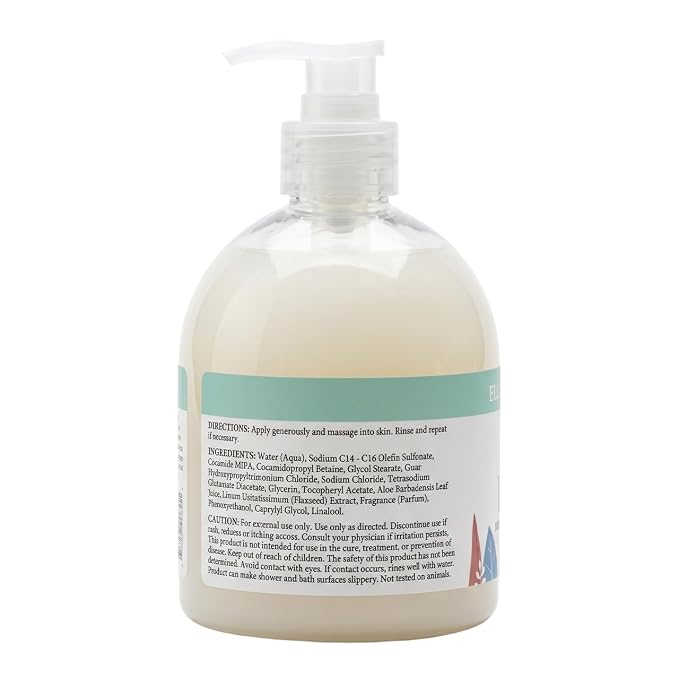 Ginger Lily Farms Botanicals Nourishing Body Wash, 100% Vegan & Cruelty-Free, Eucalyptus Tranquility, 16.9 Fl Oz