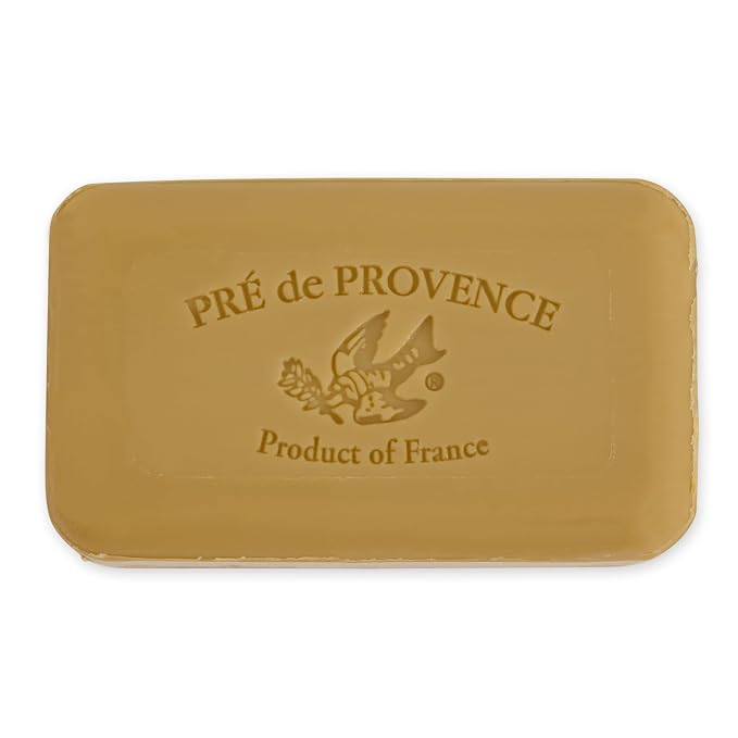Pre de Provence Artisanal French Moisturizing Soap Bar, Shea Butter Enriched, Quad Milled for Long Lasting Rich Smooth Lather, 5.3 Ounce, Verbena