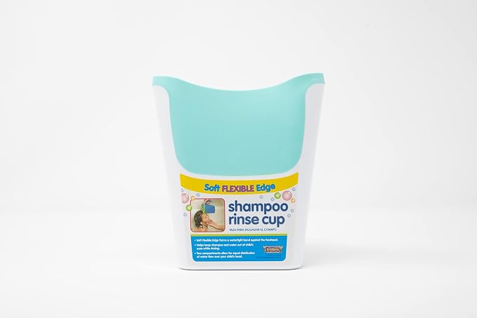 Shampoo Rinse Cup for Kids | Baby Bath Pail | Tear Free Baby Rinser Pail - Three Color Choices