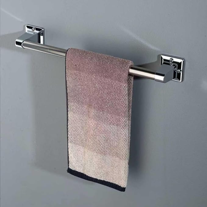 Joyrain Stainless Steel Bathroom Grab Bar for Elderly - Safety Rail & Towel Rack Dual Function, 9/16/24 Inch Anti-Slip Handle for Shower/Toilet/Tub (Chrome, 24 inch)