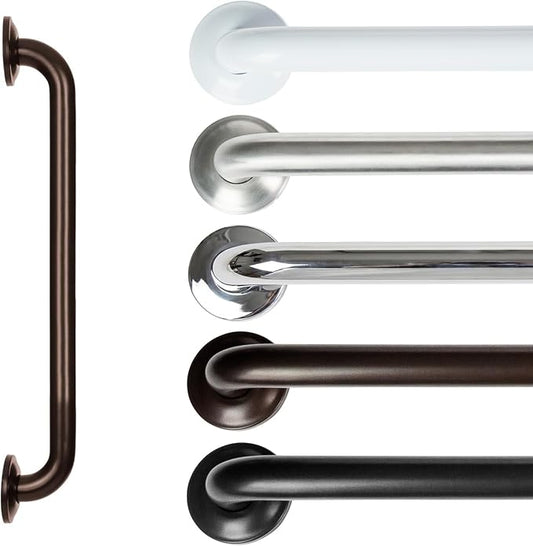 Vive Grab Bar for Showers - Bathroom Antislip Handrail for Seniors, Elderly Assistance Product, Heavy Duty Shower Handles, Handicap Grab Bars, Stainless Steel, Multipurpose, 440 lbs